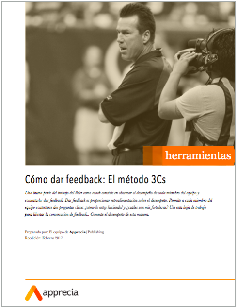 Cómo dar feedback: El método 3Cs - Herramienta