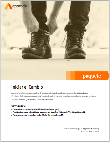Paquete "Iniciar el Cambio"