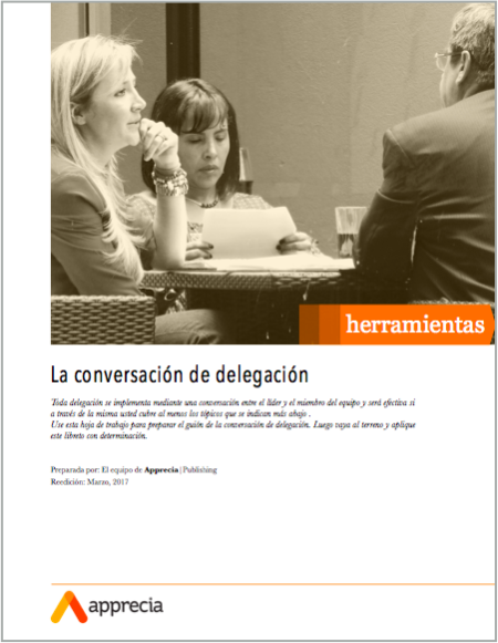 La conversación de delegación - Herramienta