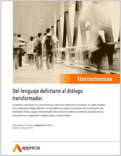 Del lenguaje deficitario al diálogo transformador - Herramienta