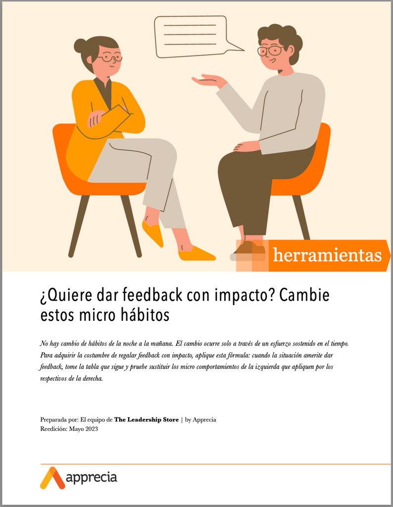 ¿Quiere dar feedback con impacto? Cambie estos micro hábitos - Tabla "En-vez-de/Pruebe"