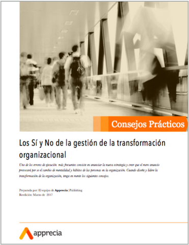 Los Sí y No de la gestión de la transformación organizacional - Consejos Prácticos