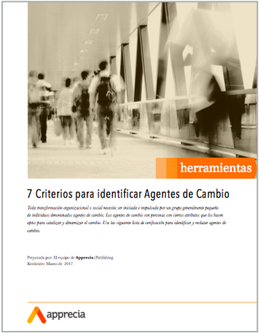 7 Criterios para identificar Agentes de Cambio - Herramienta